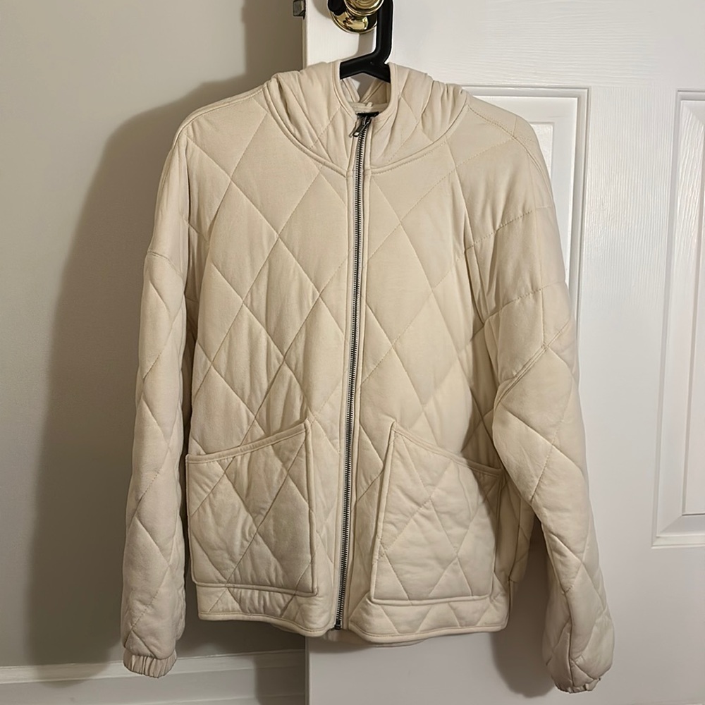 Wild Fable Women’s Quilted Zip Sweatshirt Size Small